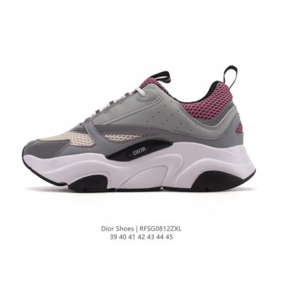 Dior, a high-end luxury brand, showcases a sophisticated aesthetic. Low-top Dio
