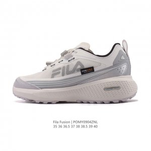 Company-grade Fila women's dad shoes, the Fila Fusion thick-soled, height-enhanc