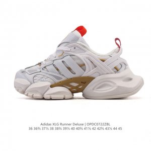 Corporate-grade Adidas Xlg Runner Deluxe low-top, thick-soled, elevated, dad-sty