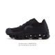 The company-grade On Cloudmonster running shoes, a thick-soled, height-enhancin