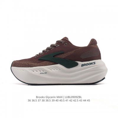 New, company-grade Brooks Glycerin Max: A comfortable, height-boosting shoe! Th