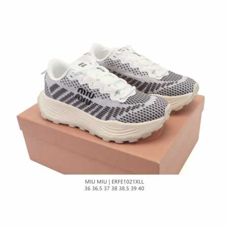 New Factory-Grade Miumiu Platform Heel-Increasing Sports Dad Shoes, a Stylish an - Click Image to Close