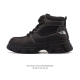 Corporate-grade outdoor dad sneakers, mid-cut Martin boots. The North Face thic