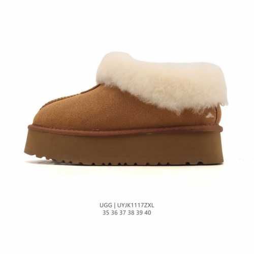 Ugg Snow Boots with Large Fur Collar! A Must-Have for Autumn and Winter | Exclus