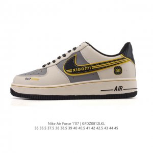 Special Offer: Nike Air Force 1 '07 Low, Air Force One white cushioned sneakers.