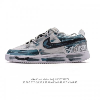 Nike Court Borough Low low-top sneakers for men and women, featuring deconstruct