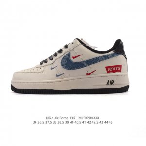 New company-grade Nike Air Force 1 '07 Low Air Force One cushioned, thick-soled