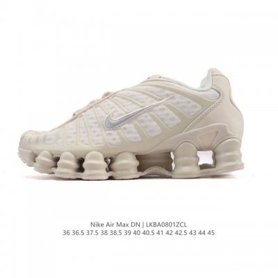 The Nike Shox TL men's and women's platform sneakers, a high-sole, dad-style sho