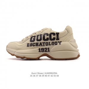 Company-grade Gucci classic casual sneakers, luxury versatile dad shoes with thi
