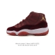 Nike Air Jordan 11 Retro Men's and Women's Sneakers. The classic AJ11 design is