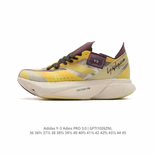 2024 ADIZERO ADIOS PRO 3 Y-3 Adios Pro 3 adidas Y-3 Yohji Yamamoto Lightstrike