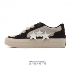 New Arrival: Amiri White Sneakers with Star Design - Trendy Sports Sneakers, Com