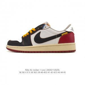 Authentic Nike Air Jordan 1 Low AJ1, a retro-inspired casual basketball shoe. I