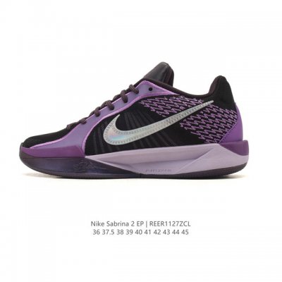 Company-grade Nike Sabrina 2 Ep Anti-slip, Durable, Low-top Cushioning Basketba