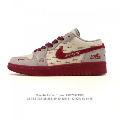 Company Grade Nike Air Jordan 1 Low AJ1, the 2026 new low-top retro-style casua