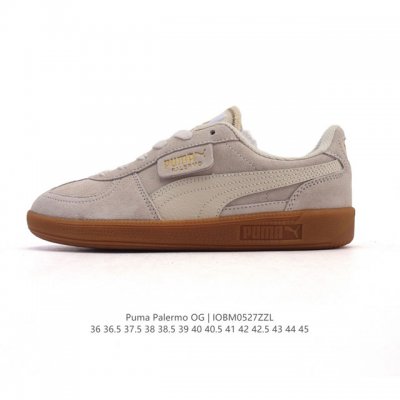 Puma Palermo Og Non-Slip Wear-Resistant Low-Top Army Trainer Sneakers For Men An