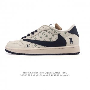 Authentic company-grade Nike Air Jordan 1 Low Og Sp Military Blue Aj1 Air Jordan