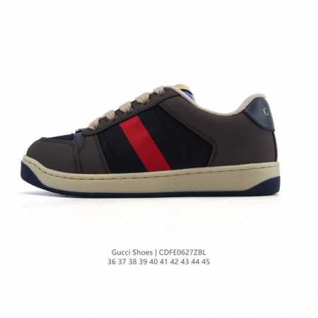 Imperial Edition Gucci Men's and Women's Shoes Gucci Screener Series Distressed - Click Image to Close