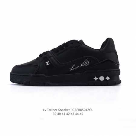 Louis Vuitton Lv 2025 3DLogo LvLouis Vuitton Trainer Sneaker Low 39-45 Gbfr0504 - Click Image to Close