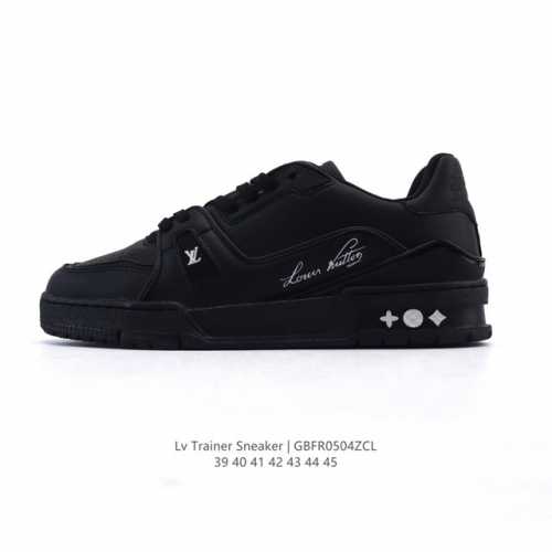Louis Vuitton Lv 2025 3DLogo LvLouis Vuitton Trainer Sneaker Low 39-45 Gbfr0504