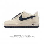 Company-grade Nike Air Force 1 '07 Low platform sneakers, featuring a thick sol