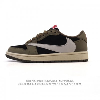 Company-level genuine Nike Air Jordan 1 Low Og Sp Military Blue Aj1 Joe 1 revers
