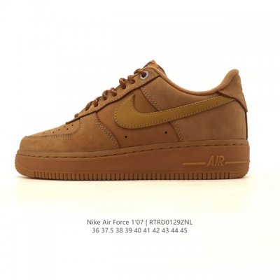 Factory Grade Nike Air Force 1 '07 Low, Thick-Soled, Height-Increasing, Versati