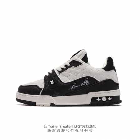 Louis Vuitton Lv 3D logo lv louis Vuitton Trainer Sneaker Low 35-45 Lpgt0815Zml - Click Image to Close