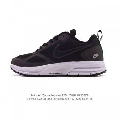 Nike Zoom Pegasus 26X Moon Landing Cushioned Speed Leather Running Shoe. The sol