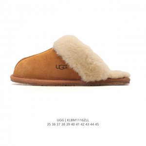 Company-grade Ugg thick-soled height-increasing cotton slippers, snow boots wit