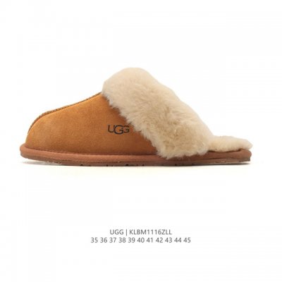 Company-grade Ugg thick-soled height-increasing cotton slippers, snow boots wit