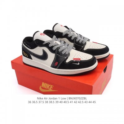 Nike Jordan Air Jordan 1 Low Aj1 Joe 1 Jordan 1st generation Aj1 low-top Snake