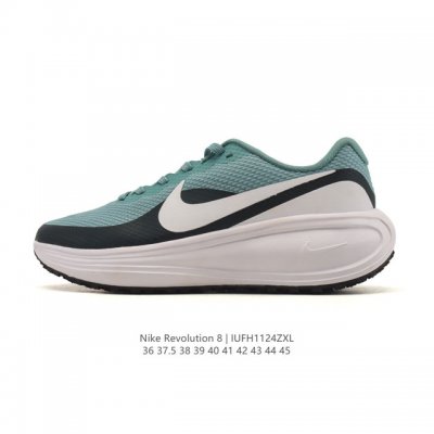 Nike Revolution 8 New Running Shoes, Cushioning, Men's and Women's, Dad Shoes,