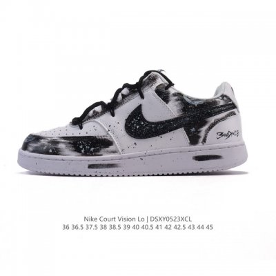 Corporate Nike Court Vision Low Campus Style Low-Top Retro Basketball Sneakers F
