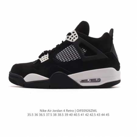 Corporate-grade, full-grain leather Nike Air Jordan 4 Retro Og Michael Jordan A - Click Image to Close