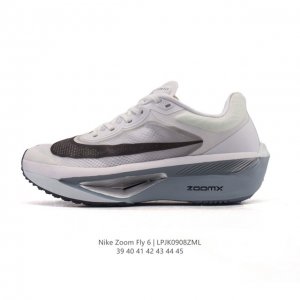 Corporate Nike Zoom Fly 6 Marathon Carbon Plate Beige-Black Running Shoes, Unis