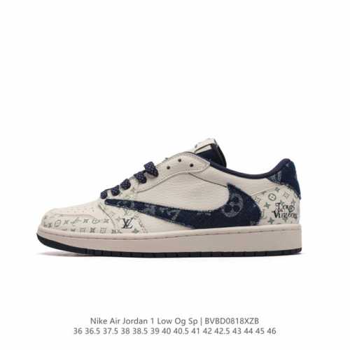Nike Air Jordan 1 Low Og Sp Military Blue Aj1 1 Aj1 1 Aj1 1 Ts Swoosh Sj2068 36