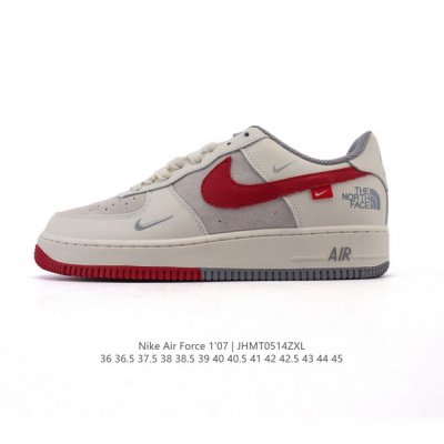 Nike Air Force 1 '07 Low Air Force One Low-Top Versatile White Shoes With Thick
