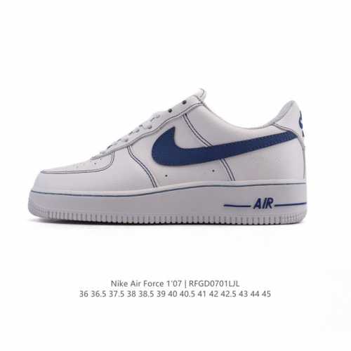 Nike Air Force 1 '07 Low Air Force One white shoes with air cushion, low-top ve