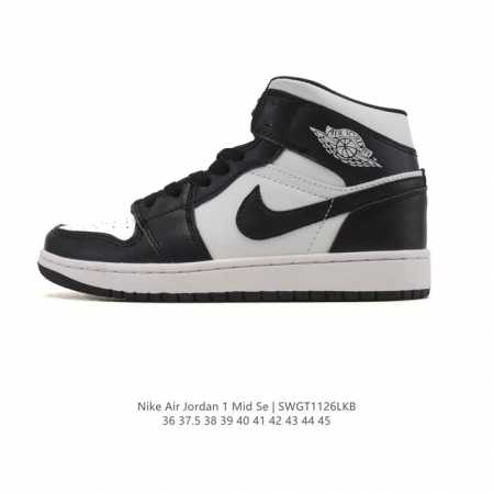 Nike Air Jordan 1 Mid Men's and Women's Basketball Shoes, Stylish and Lightweig - Click Image to Close