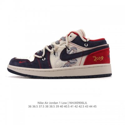 Special Offer: Nike Jordan Air Jordan 1 Low Aj1, a deconstructed, double-lace, l