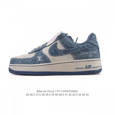 a company-grade Nike Air Force 1 '07 Low white sneaker with a thick sole and hei