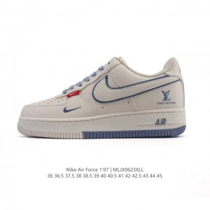 Company-level Af1 Nike Air Force 1 '07 Low Air Force One white shoes with thick