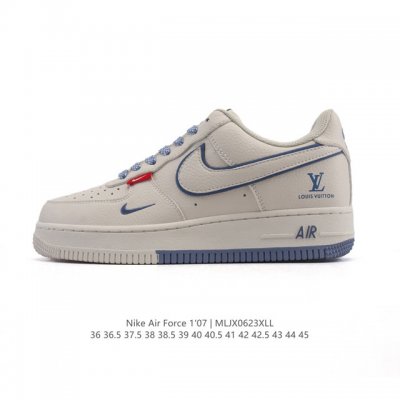 Company-level Af1 Nike Air Force 1 '07 Low Air Force One white shoes with thick