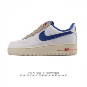 Nike Air Force 1 '07 Low Air Force One White Cushioned Shoes, a versatile low-t