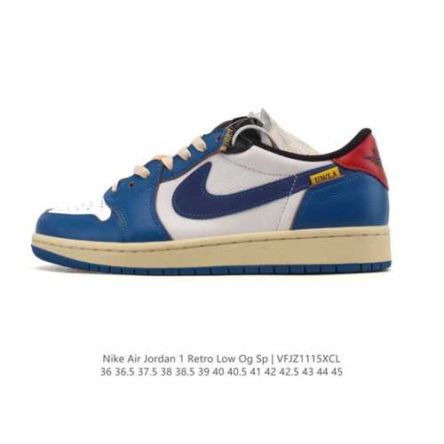 Factory Grade Nike Air Jordan 1 Low AJ1, a low-top retro-style casual basketbal