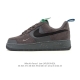 Company-grade Nike Air Force 1 '07 Low platform sneakers, featuring a thick sole