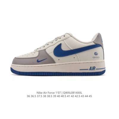 Company-grade Nike Air Force 1 '07 Low white shoes, thick soles, height-enhanci
