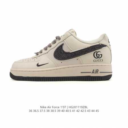 Nike Air Force 1 '07 Low, a versatile, platform, low-top white sneaker with cus - Click Image to Close