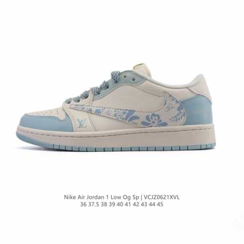 Company-level genuine Nike Air Jordan 1 Low Og Sp Military Blue Aj1 Joe 1 revers
